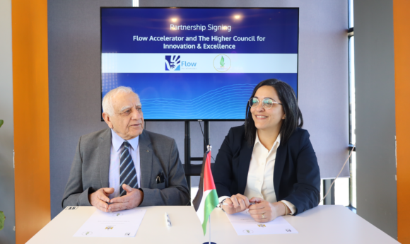 Flow Accelerator and HCIE Strengthen Partnership to Boost Palestinian Entrepreneurship