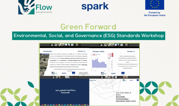 Deepening ESG Practices in Palestine’s Entrepreneurial Ecosystem: Green Forward’s Second Workshop Empowers BSOs