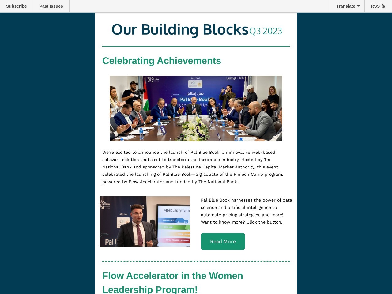 All about Impact and Outcomes – Our Building Blocks Q3 2023
