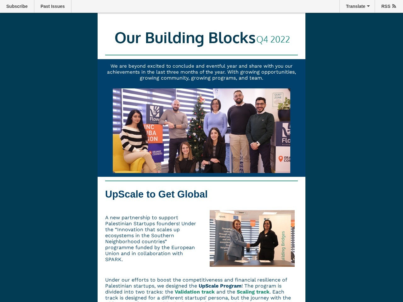 Ending an Eventful Year - Our Building Blocks Q4 2022